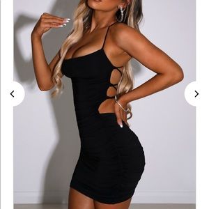 NWT Babyboo Tati Mini Dress - Black - Size Small